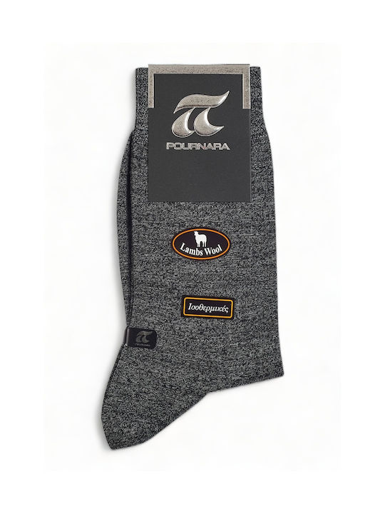 Pournara Herren Socken BLACK 1Pack