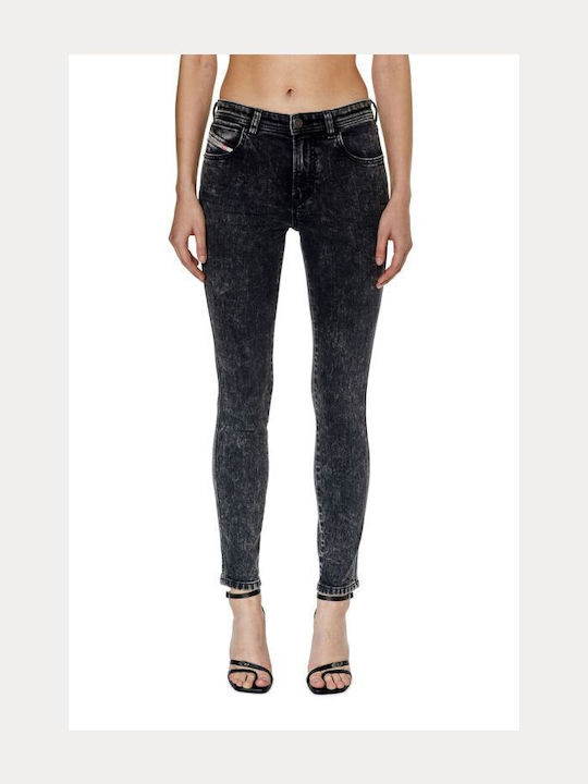 2015 Babhila Γυναικείο Jean Παντελόνι σε Skinny Εφαρμογή Dark Grey