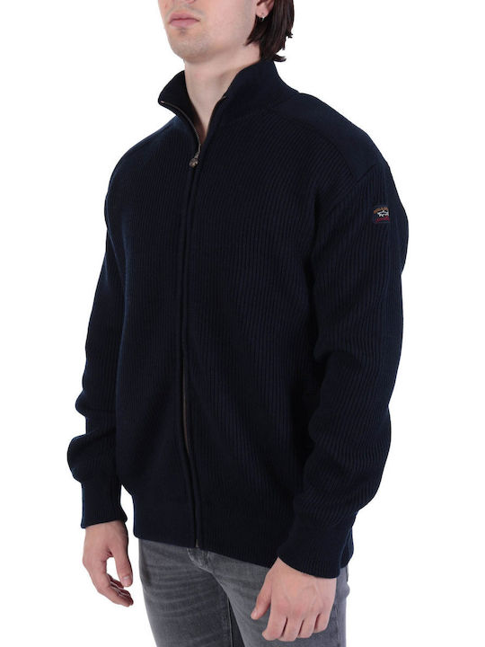 Paul & Shark Men's Knitted Cardigan BLUE