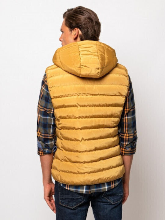 Ärmellos Jacke Puffer Gelb