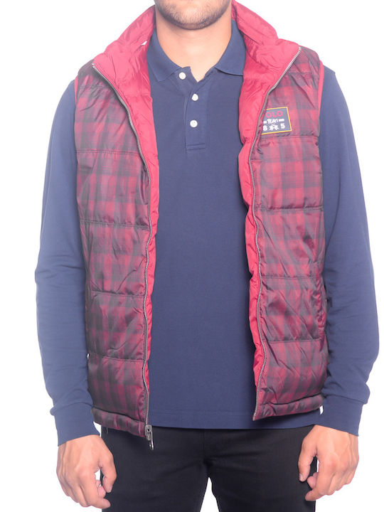 Ärmellos Jacke Burgundisch