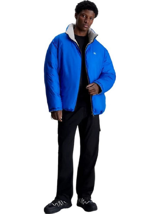 Winter Jacke Puffer Blue
