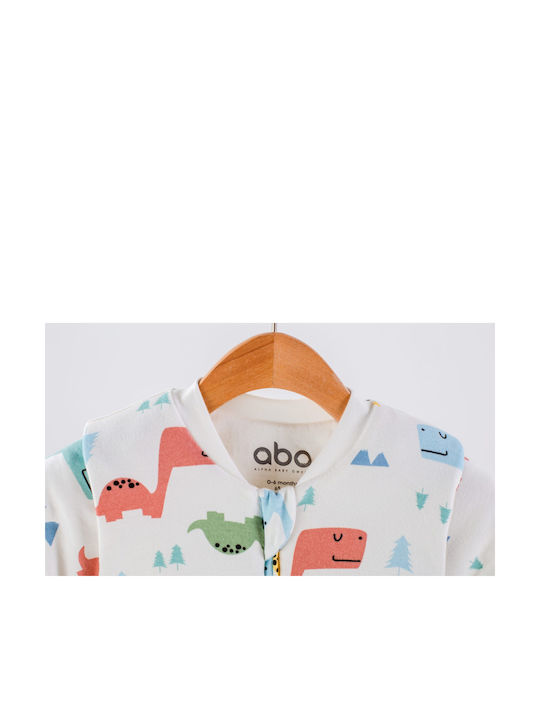 abo Winter Sleeping Bag with Feet Classic 2.5 Tog White with Detachable Sleeves