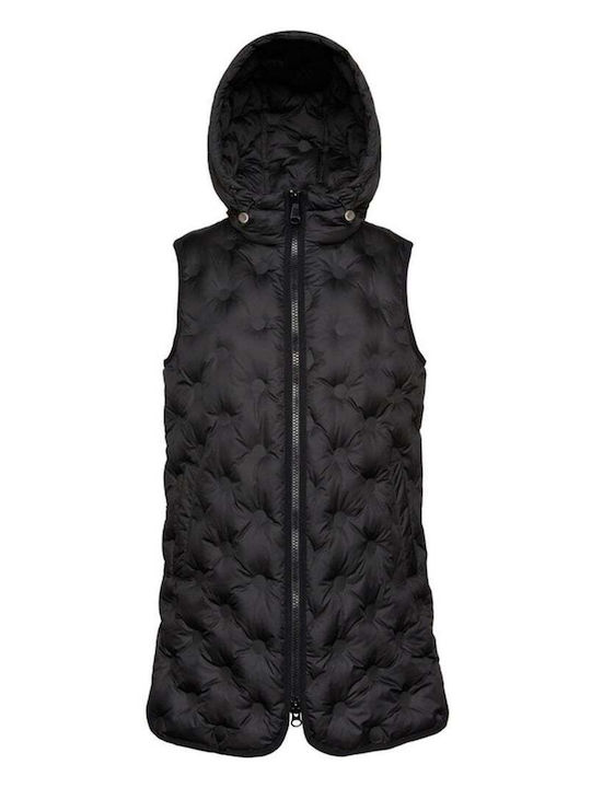 Geox Long Jachetă de femei Puffer Black