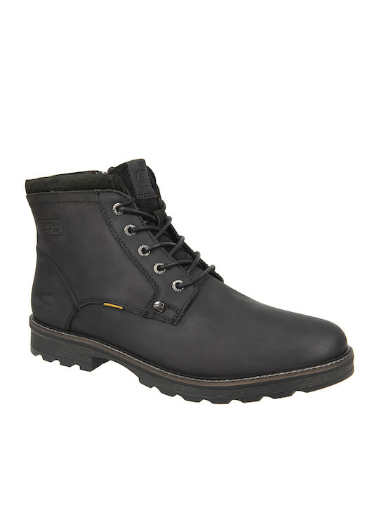 Leder Schwarz Herrenstiefel Anatomisch