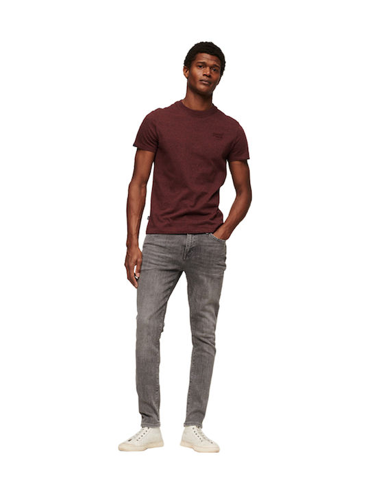 Men's Jeans Pants with Skinny Fit 6AE/USED GREY