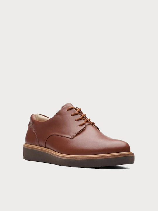 Clarks Baille Γυναικεία Oxfords σε Ταμπά Χρώμα