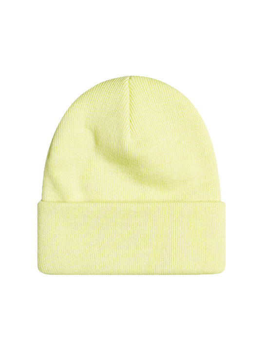 Billabong Theme Beanie Unisex Beanie Knitted in Yellow color