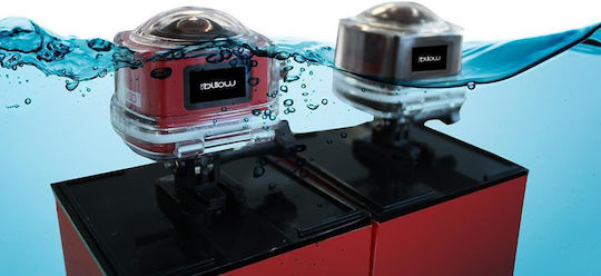 Billow BL-XS360 32GB Action Camera HD (720p) 360° Capture Underwater (with Case) and Wi-Fi Black