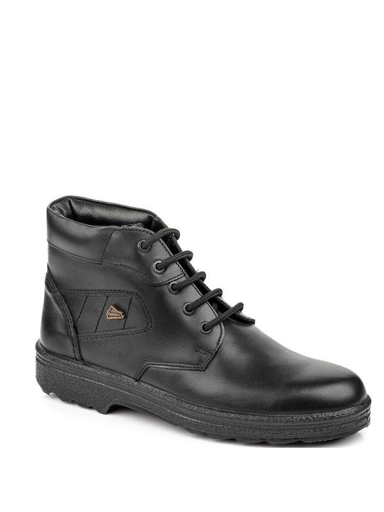 Boxer Men's Leather Boots Black