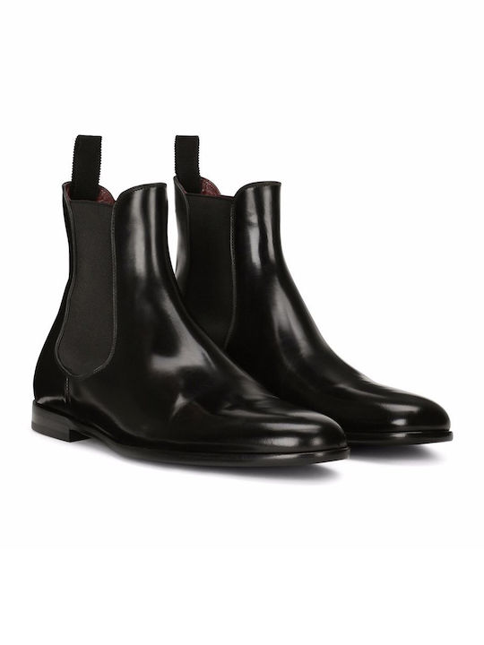 Piele Negru Ghete Chelsea