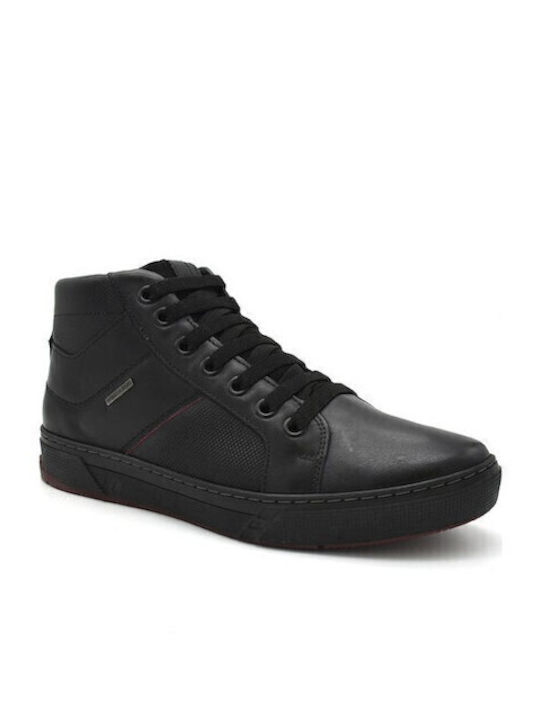 Piele Negru Ghete barbati