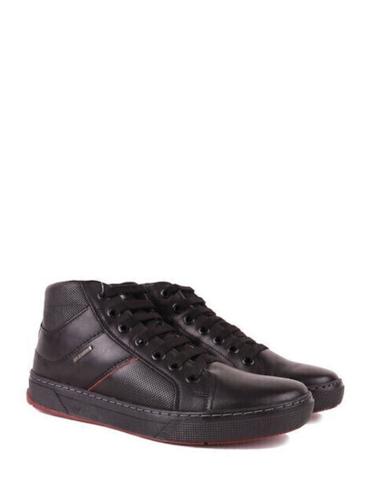 Piele Negru Ghete barbati