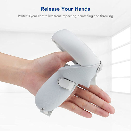 KIWI Design Priză de Mână pentru Telecomandă VR în Culoare Albă