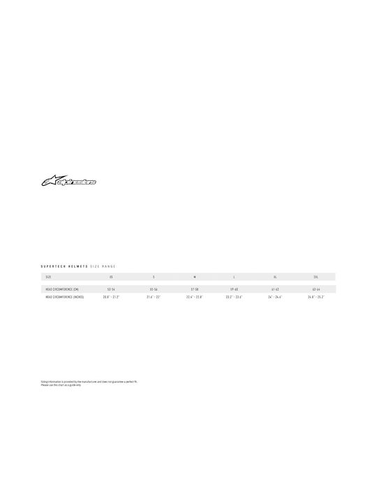 Alpinestars Supertech M10 Κράνος Μηχανής Motocross ECE 22.06