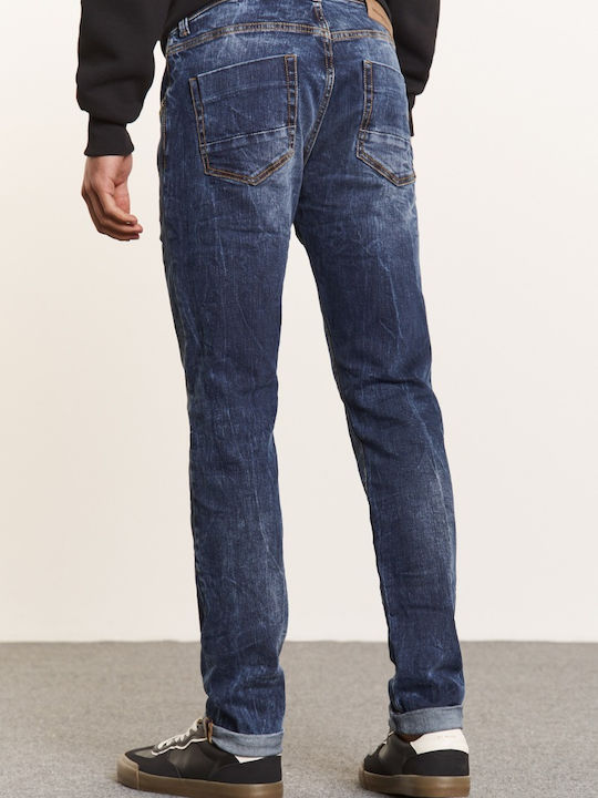 Edward Jeans Ανδρικό Παντελόνι Τζιν MEDIUM BLUE DENIM