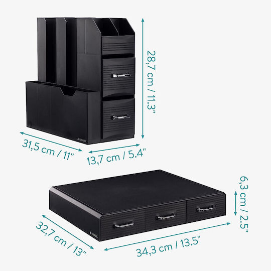 Navaris Sertar de depozitare pentru 48 capsule Nespresso 32.7x32.7x32.7cm 60824.01