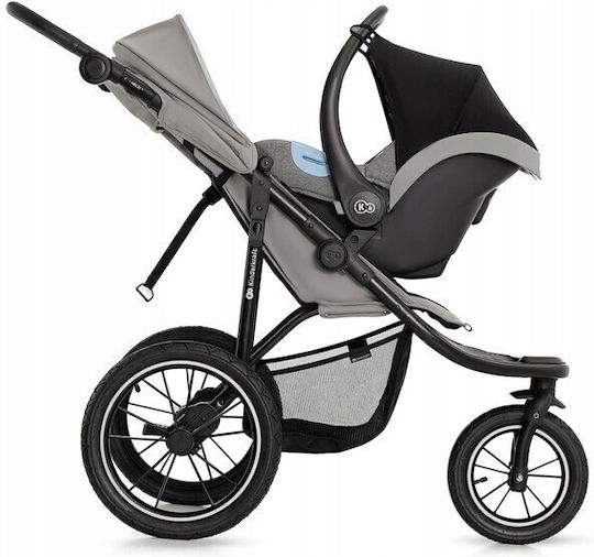 Kinderkraft Helsi Καρότσι Μωρού Kατάλληλο για Nεογέννητο Dust Grey
