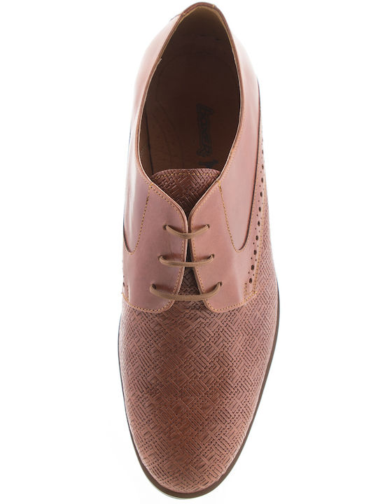 Men's Leather Oxfords Tabac Brown