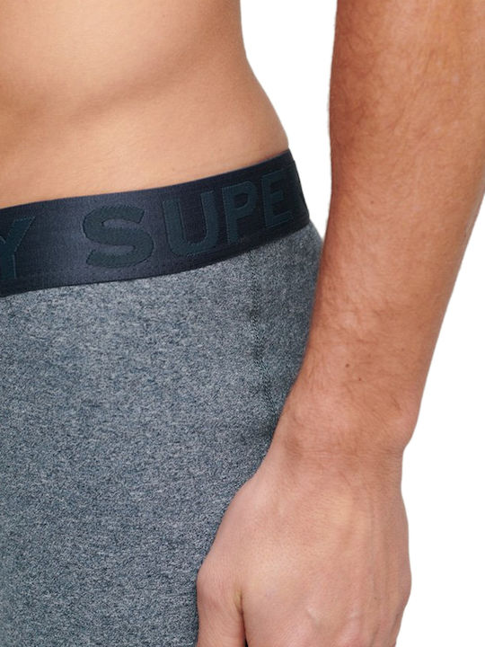 Frosted Navy Grit Men's Boxers Frosted Navy Grit, Dark Indigo Marl, Navy. 3Pack
