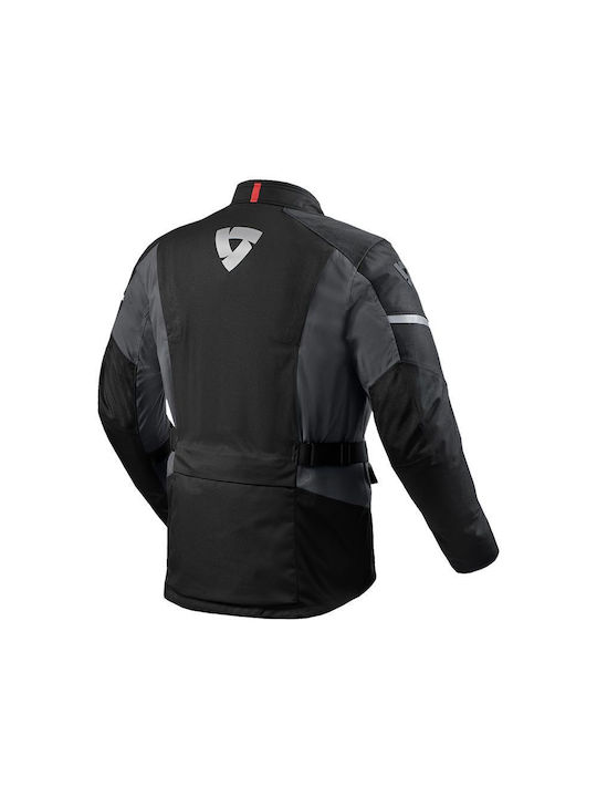 Rev'IT Winter Herren Motorradjacke Wasserdicht Schwarz