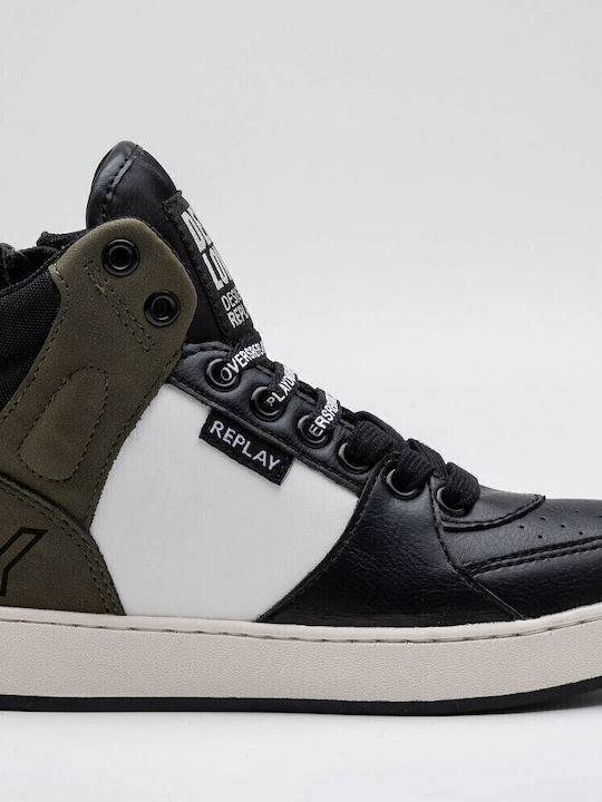 Replay Cobra Kinder Sneakers Hoch Schwarz