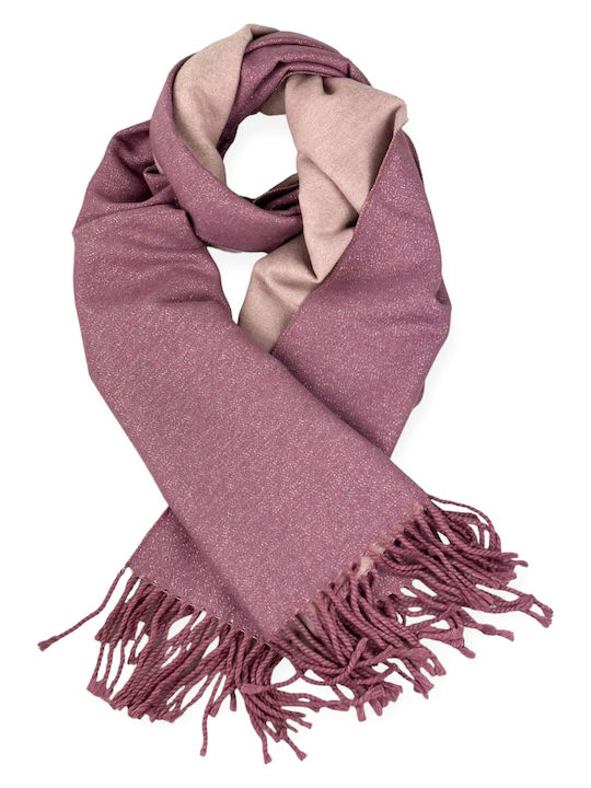 Verde Women's Wool Scarf Purple