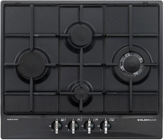 Glemgas Natural Gas Cooktop Autonomous 58.5x50εκ.