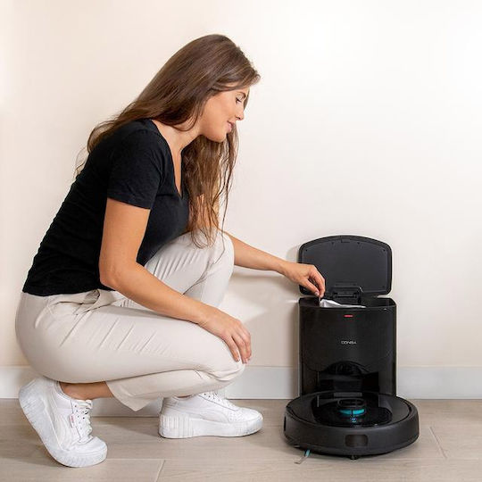 Cecotec Conga 8290 Immortal Ultra Power Home X-Treme Σκούπα Ρομπότ με Χαρτογράφηση Laser & Απορρόφηση 7000Pa Μαύρη