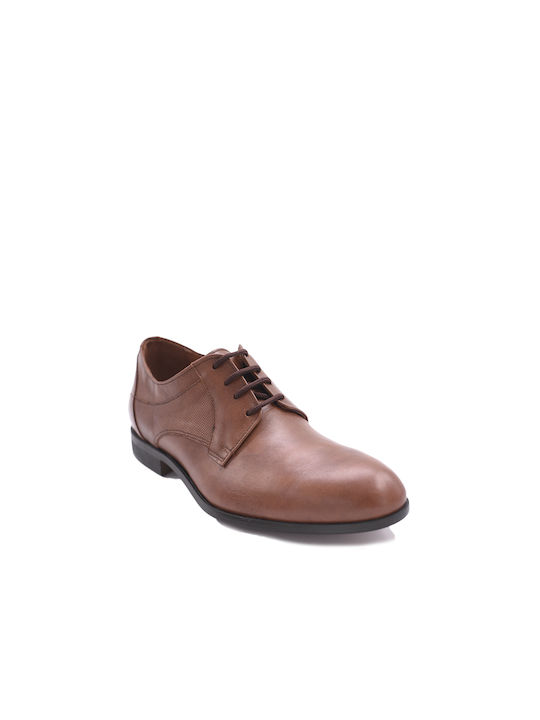 .kalt Men's Leather Dress Shoes Tabac Brown