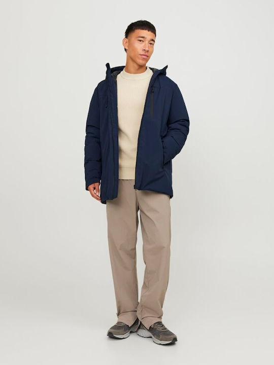 Winter Jacke Parka Wasserdicht Navy Blazer