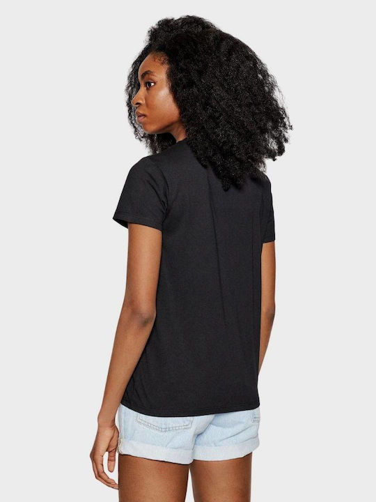 Levi's Women's Athletic T-shirt Black - 0008