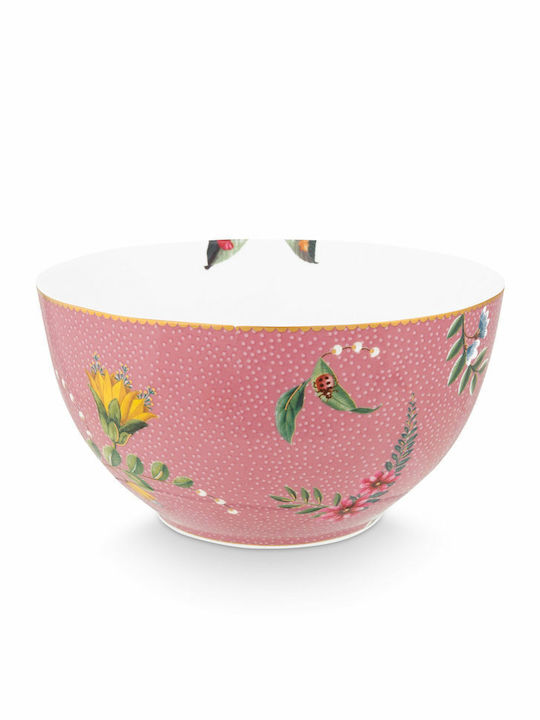 PiP Studio La Majorelle Σαλατιέρα από Πορσελάνη Pink 15x15cm