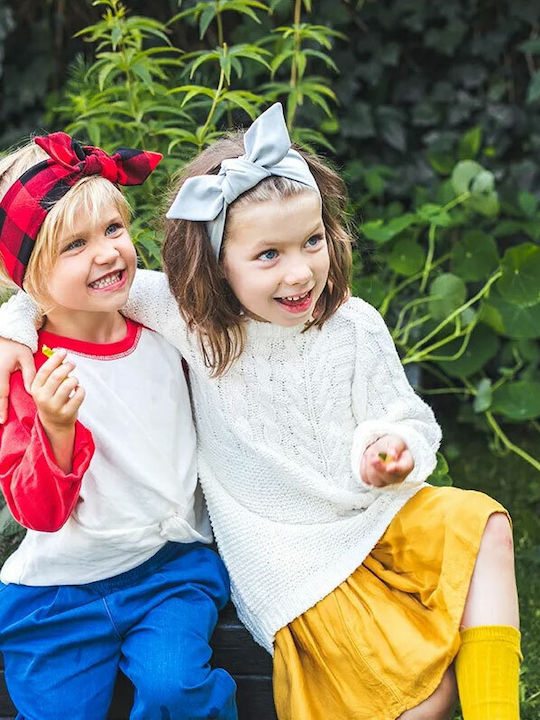 Ul & Ka Kinder Haarband Aschgrau