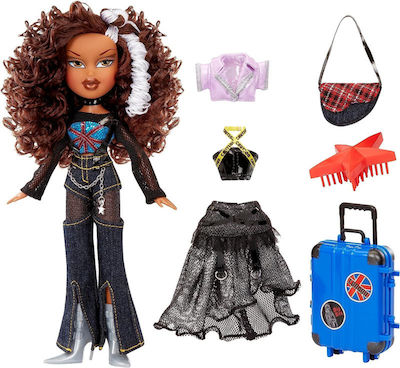 MGA Entertainment Συλλεκτική Bratz Pretty ‘n’ Punk Sasha Fashion Doll With 2 Outfits And Suitcase