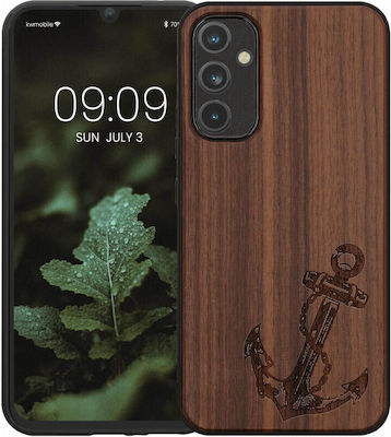 KWmobile Wooden Back Cover Brown (Galaxy A34)