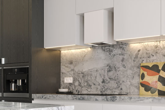 Maan Ponza Mini WPB 430 Απορροφητήρας Καμινάδα 30cm Λευκός