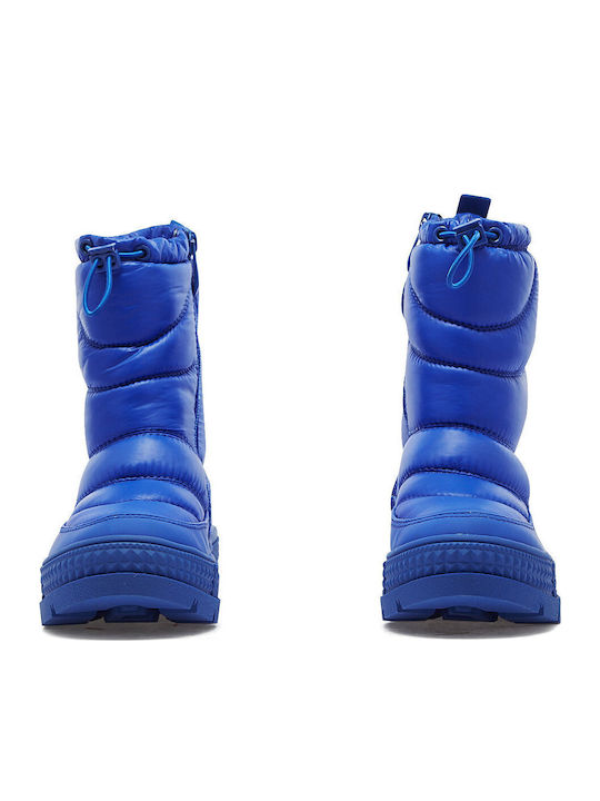 Women's Ankle Boots Platform Blue
