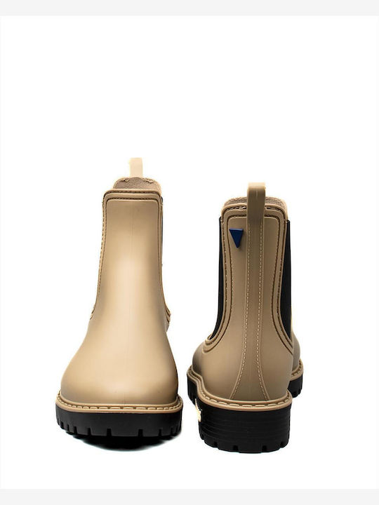 Stiefeletten Damen Beige