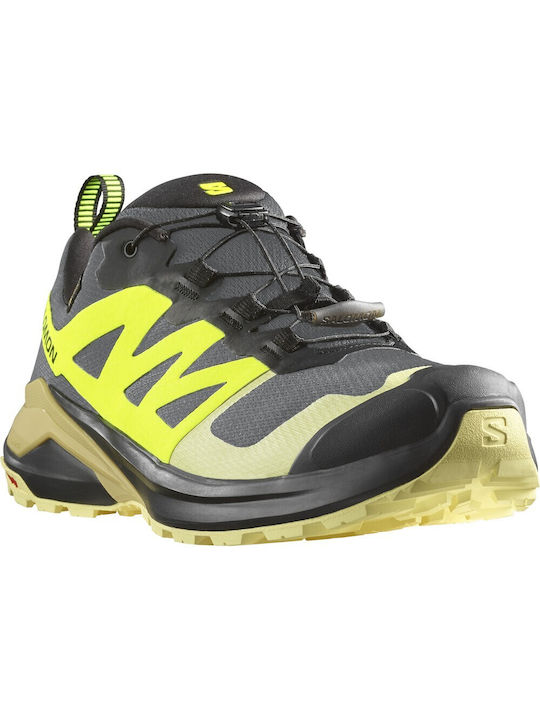 Salomon X-Adventure GTX Sport Shoes Trail Running Black Waterproof with Gore-Tex Membrane