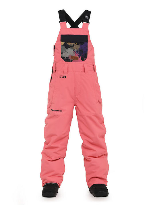 Horsefeathers Medler Ii OK062E Kids Dungarees for Ski & Snowboard Pink