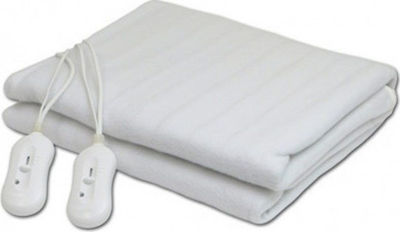 TnS 359500510 Double Electric Washable Blanket White 50W 140x160cm