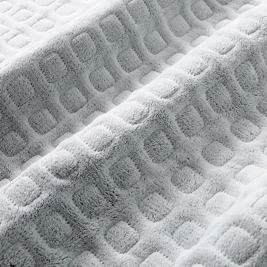 Aoke Semi Double Electric Washable Blanket with Timer Gray 127x152cm