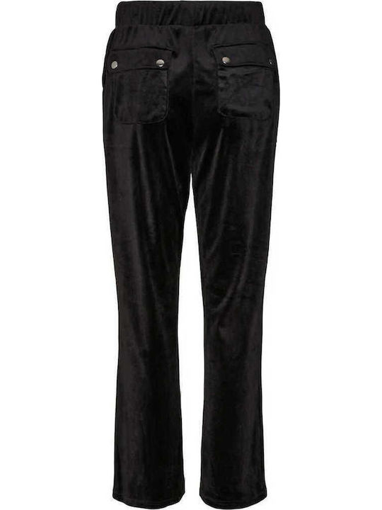 Vero Moda Femeiesc Tesatura Pantaloni Drept Black