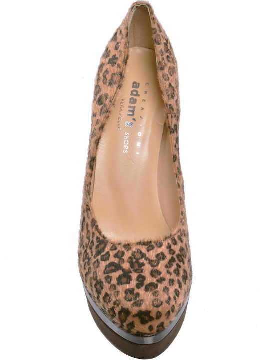 Γόβες Animal Print Καφέ
