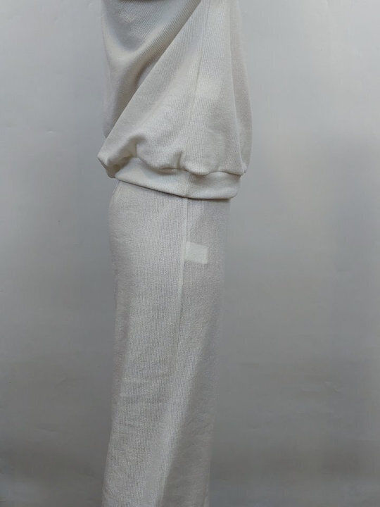 Femei Din material textil Pantaloni White