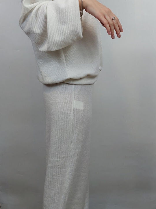 Femei Din material textil Pantaloni White