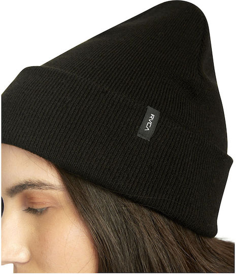 Beanie Unisex Beanie Knitted in Black color