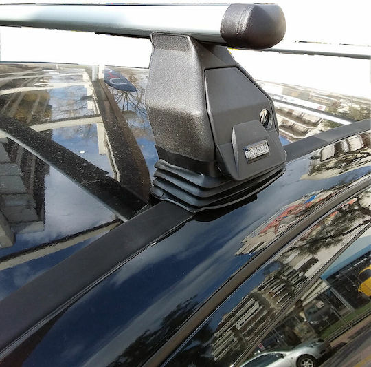 Menabo (with Roof Rack Legs and Lock) Silver
