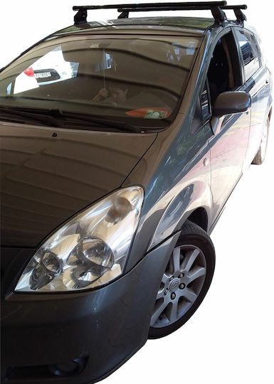 Menabo Багажници за покрив Стомана за Toyota Корола Версо (с крака за покривен багажник и заключване)